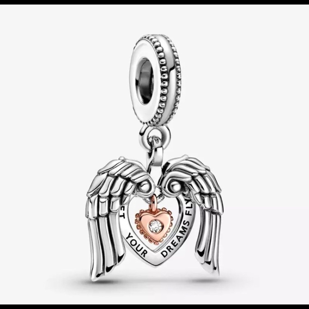 Pandora Rose Club 2021 Angel Wings Charm